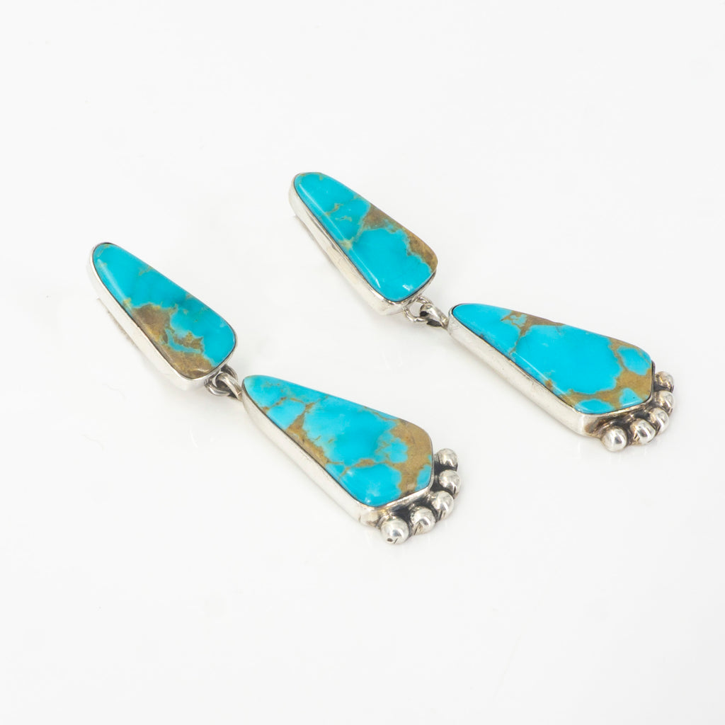 S/S Navajo Turquoise Earrings