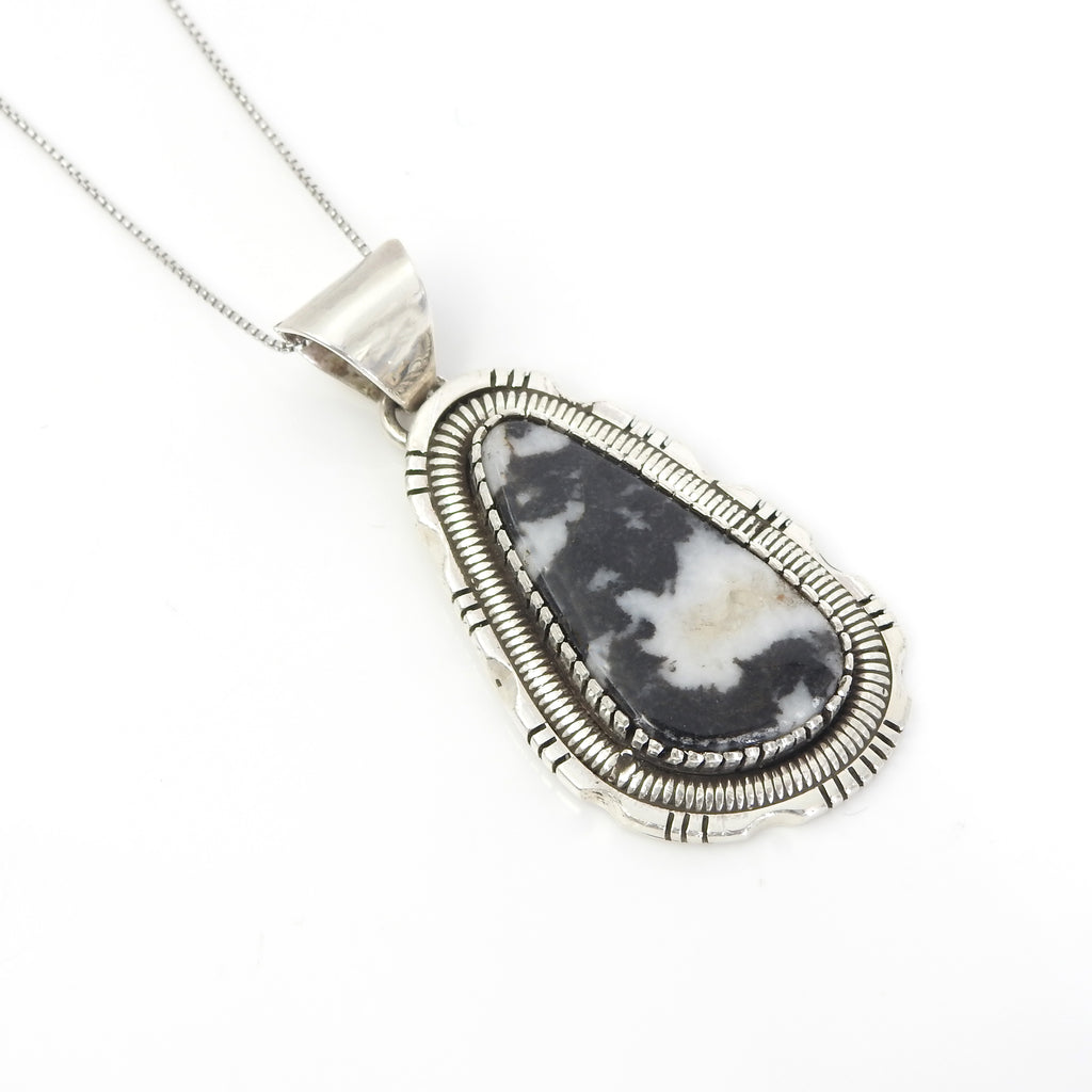 Sterling Silver Buffalo Turquoise Pendant