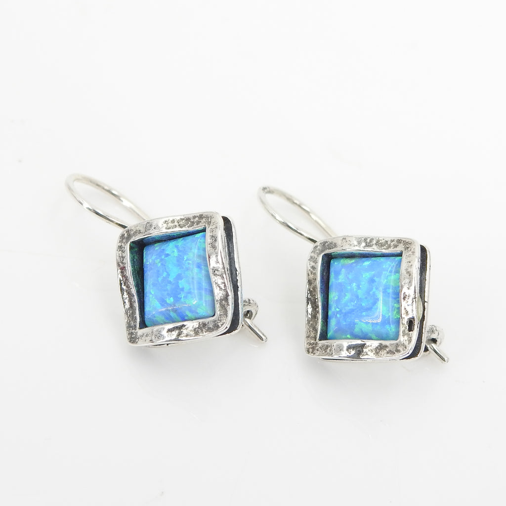 S/S Lab Opal Square Earrings