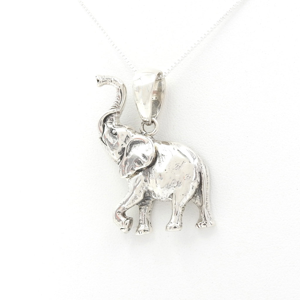 Sterling Silver Elephant Pendant