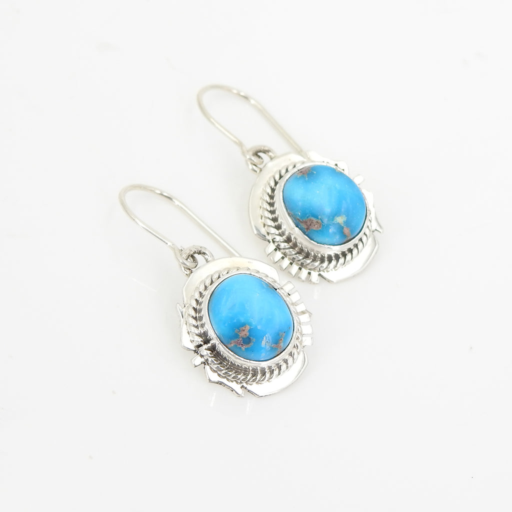 Sterling Silver Sonoran Turquoise Earrings