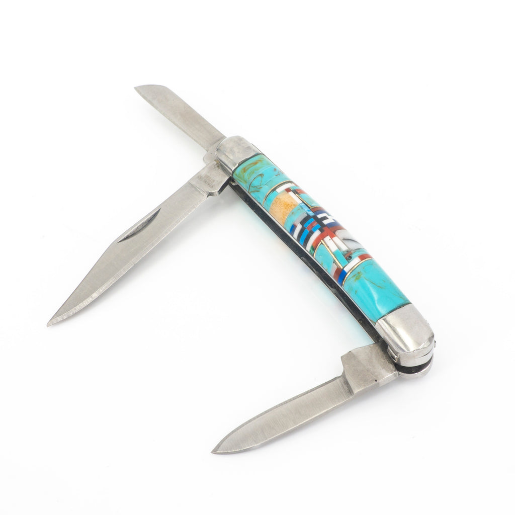 Turquoise Inlay Knife