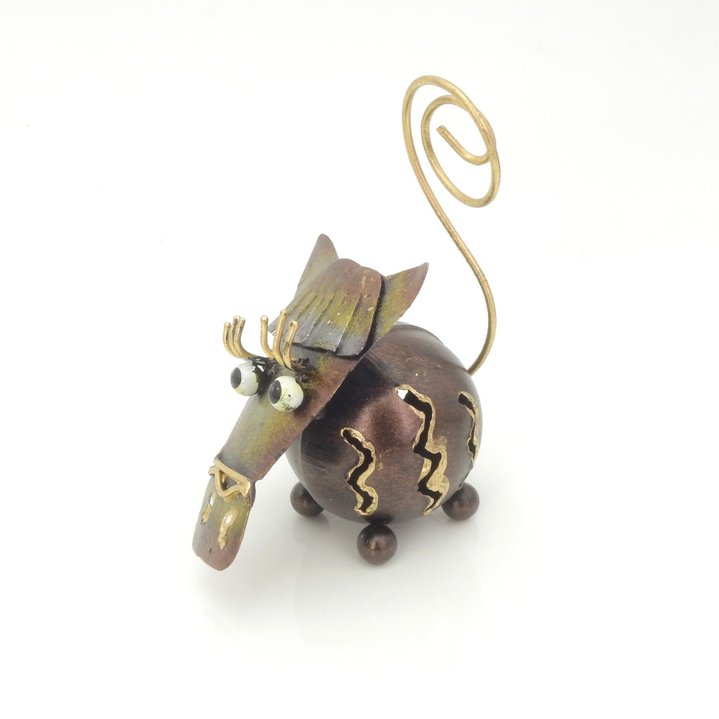 Small Metal Horse Photo Holder