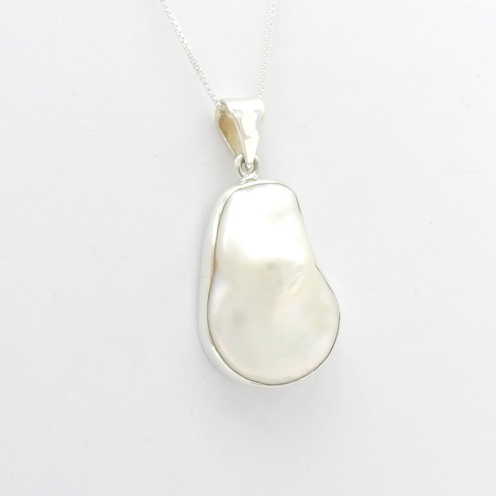 Sterling Silver Mabe Pearl Pendant