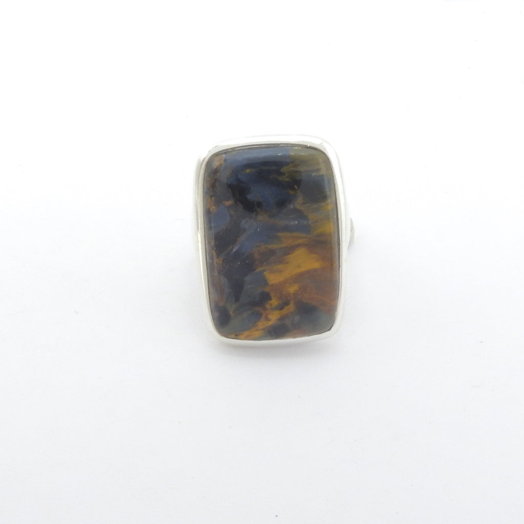 Sterling Silver Pietersite Ring Size 8.5