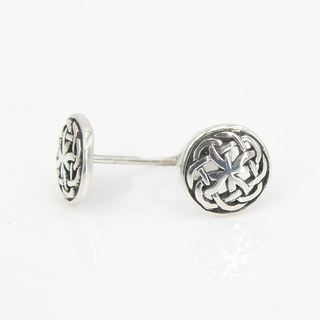Sterling Silver Celtic Knot Post Earrings