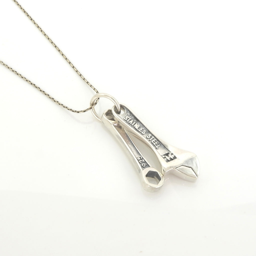 Sterling Silver Tools Pendant
